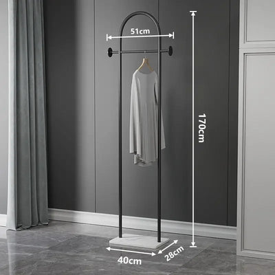 Floor Standing Creative Clothes Hanger Luxury Living Room Clothes Hangers Simple Rock Board Base Clothes Coat Racks Furniture