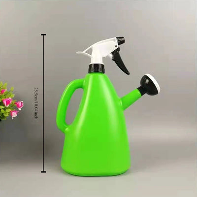 1/2pcs1500ml 2 In 1 Plastic Watering Can Indoor Garden Plants Pressure Spray Water Kettle Adjustable Sprayer