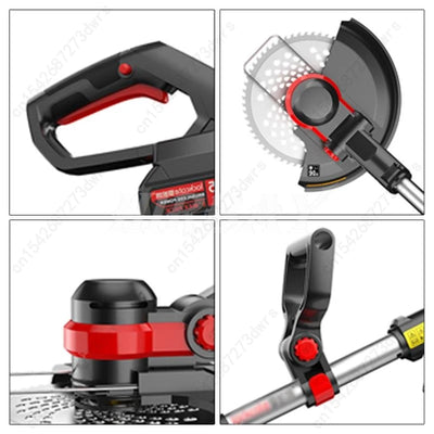 Electric Lawn Mower 6/8inch Brushless Motor Cordless Cutter Household Weeder Rechargeable For Garden Lawn Trimming Pruning Tools