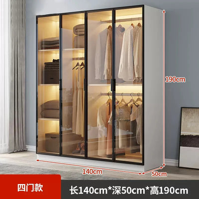 Organizer Partitions Wardrobe Mirror Cabinets Storage Cupboard Wooden Wardrobe Space Saving Cheap Cube Muebles Hotel Furniture