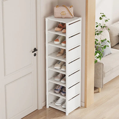 Shoe Rack Storage Organizer Simple Multi-Layer Living Room Vertical Shoes Rack Sneakers Cabinets Removable Household Furniture