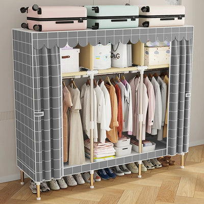 Assembled wardrobe, family bedroom rental house, durable economy, simple wardrobe