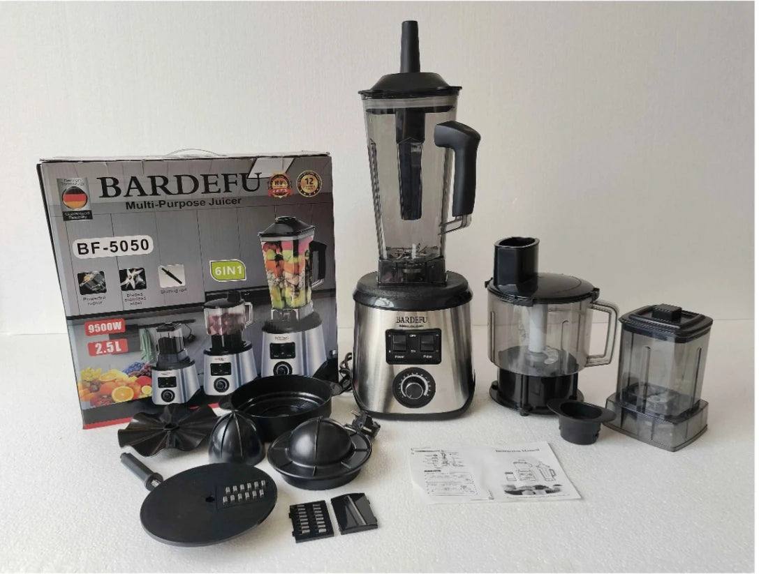 Multifunctional 6in1 3in1 3L blender juicer food processor blender smoothie heavy duty commercial blender machine