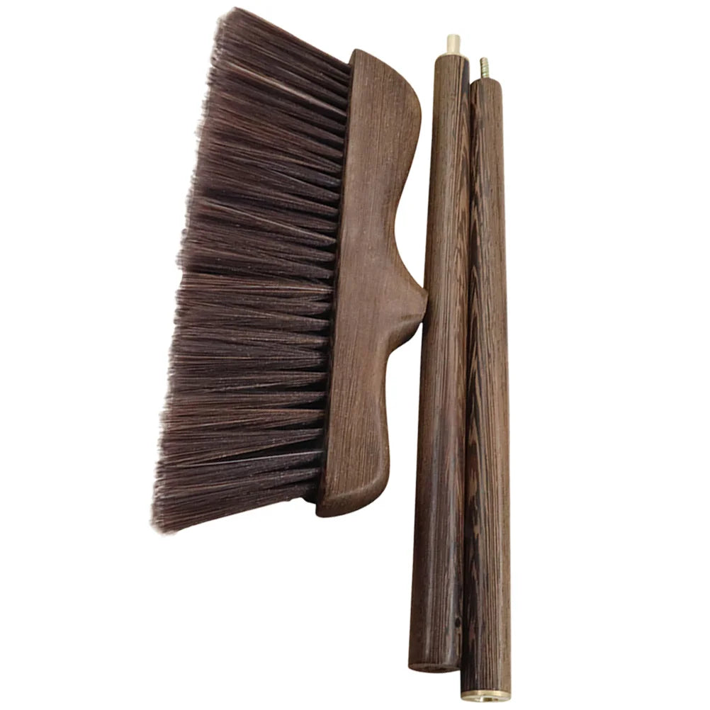 Outdoor Broom Angled Broom Wood Handle Soft Floor Sweeping Brooms Kitchen Broom Cleaning Brush Broomsticks Collapsible Garage