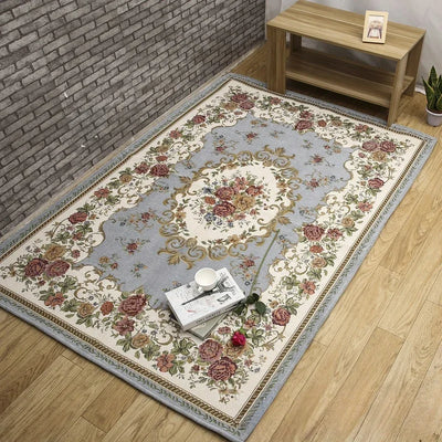 European Style Living Room Carpet, Bedroom Sofa, Coffee Table, Household Use, Entrance Foyer, Foot Mat, Dirt Resistant