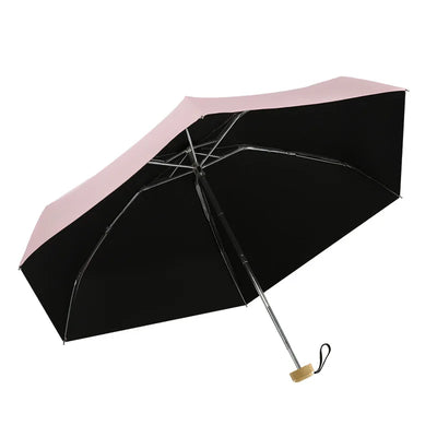 Mini Foldable umbrella UV protection Mini Sun Umbrella dual use portable box to store sunshade umbrella Mini umbrella 01