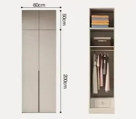 Cosmetics Nordic Wardrobe Modern Luxurious Storage Partitions Wardrobe Clothes Organizer Szafy Do Sypialni Bedroom Furniture