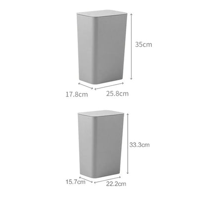 9.1L Kichen Waste Can Anti-odor Bathroom Trash Bin For Bathroom