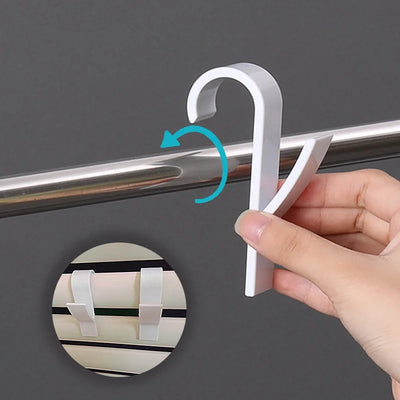 2-6pcs Hangers for Heated Towel Multi-Purpose Radiator Hooks Coat Clothes Hanger Scarf Rack Bath Hook