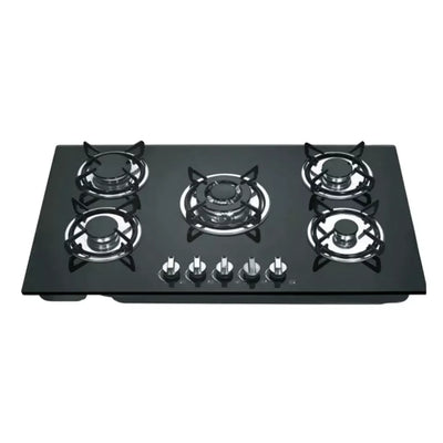 5 burners glass top gas stove gaziniere plaque a gaz estufa de gas stove gas part cuisinieresin gaz