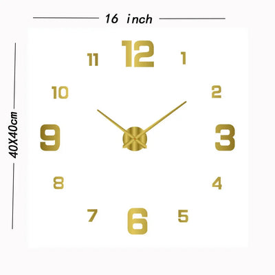 8 Inch Easy To Read Wall Clock Classic Elegant Modern Silent Quartz Clocks for Living Room Bedroom Office Study