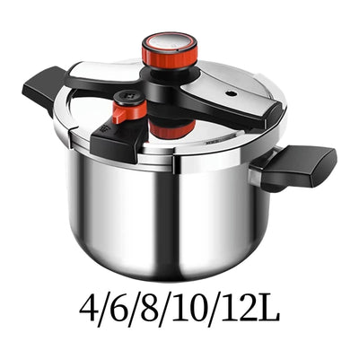 Stovetop Pressure Cooker Portable Cooking Pot for Kitchen Camping Household