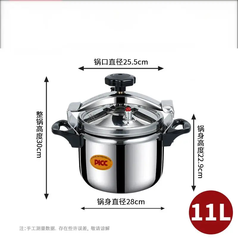 30 Quart olla de presion grande & stainless steel pressure cooker & large steamer cooking pressure canners,safety lock Explosion