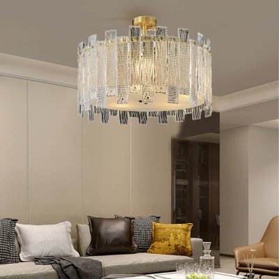 Modern LED bedroom light living room creative crystal ceiling light hotel villa interior lighting wholesale