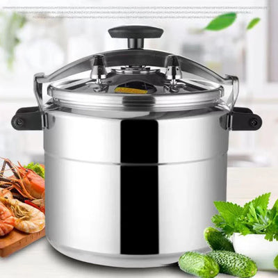 Commercial Large Capacity Pressure Cooker, Stew Pot, Kitchen Cookware, Safety Pan, Induction Cooker, 9-60L