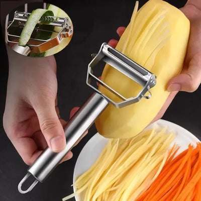 Stainless Steel Paring Knife Household Potato Scraper Multi-functional Fruit and Vegetable Peeler Grater Kitchen Kitchen Items