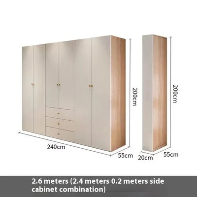 Bedroom European New Wardrobe Luxury Modern Luxury Large Clothes Storage Wardrobe Portable Nordic Guarda Roupa Unique Furniture