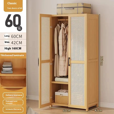 Wardrobe Wardrobe Bedroom Single Sliding Door Home Small Closet Closets And Cabinets Storage Cabinet Armored Room Set Furniture