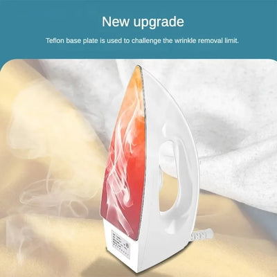 Electric Iron 1000W 5 Gear Adjustable Household Dry Ironing without Water Iron Hot Drilling Heat Transfer for Home Travel