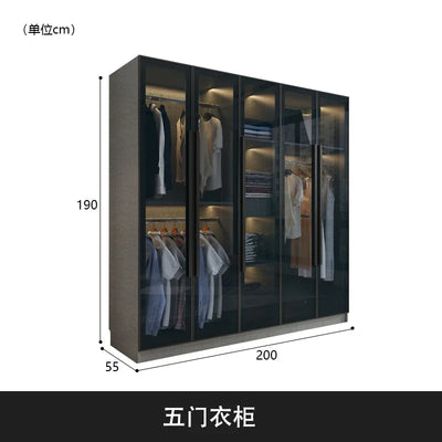 Modern Wardrobe Underwear Design Living Room Cafe Bar Corner Multifunctional Drawer Closet Salon Guardaropa Wooden Furniture