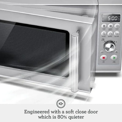 Microwave Ovens, Compact Wave Soft Close Microwave BMO650SIL, Silver, Microwave Ovens