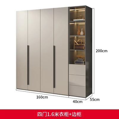 Elegant Sliding Doors Wardrobes Drawer Holder Clothes Storage Wardrobes Cabinet Bedroom Organizer Guarda Roupa Home Furniture