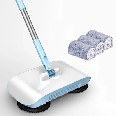 Sweeper Magic Broom Dustpan Set Hand Push Cleaning Machine Floor Vacuum Cleaner Household Lazy All-in-one Sweeping Tools