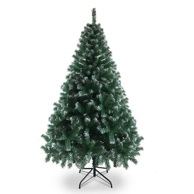 6FT Iron Leg White PVC 812 Branches Christmas Tree