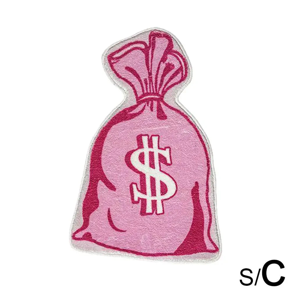 Money Shaped Carpet Creative Personality Imitation Door Art Floor Cashmere Irregular 100 Mat Dollar Rug Mat Money Bill I2Z7