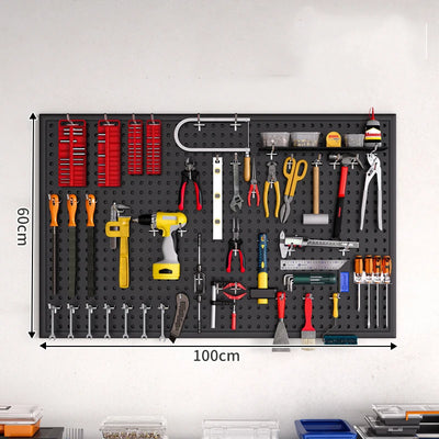 100 × 100CM Tool Wall Hole Plate Stainless Steel Universal Hanging Plate Storage Rack Wall Storage Board