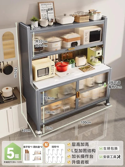 Kitchen Cabinets Cuisine Sideboard Display Cabinet Showcases Dining Room Chests Drawers Buffet Kitchen Multifunctional Furniture