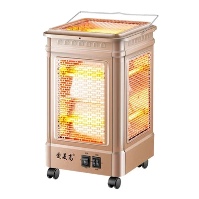 Aimegao five-sided heater BBQ fire grill Small sun electric oven Household four-sided electric heater grill