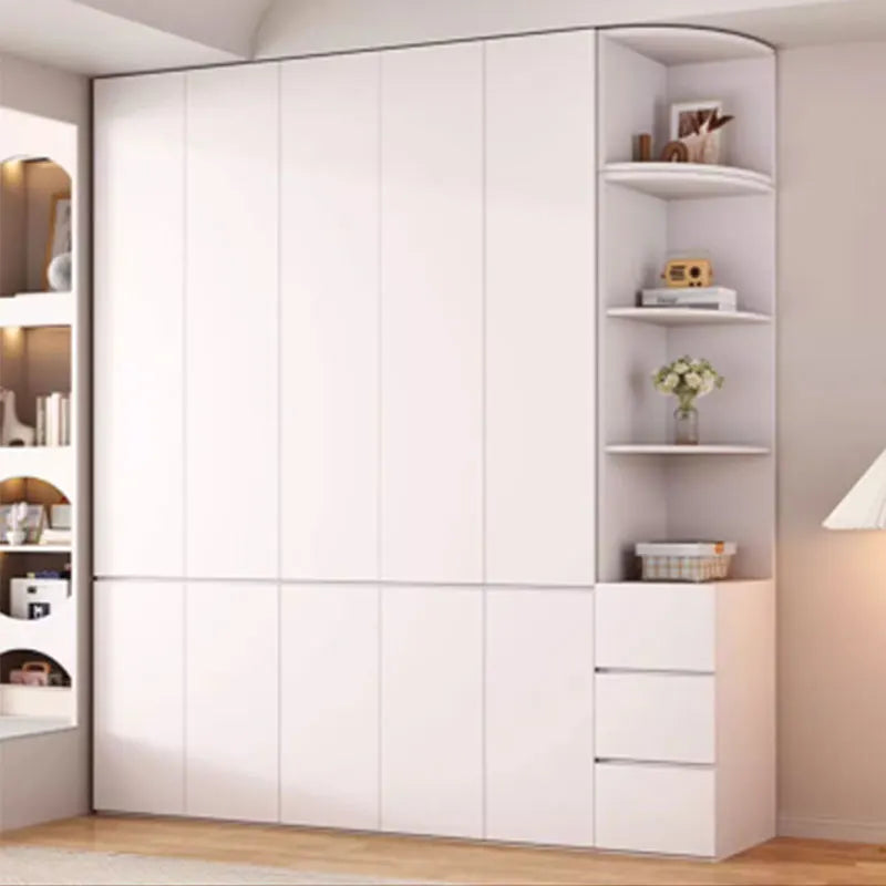 Nordic Bedroom Wardrobe Luxury Doors Modern Storage Open Closets Wardrobes Shelves Drawers Rangement Chambre Bedroom Furniture