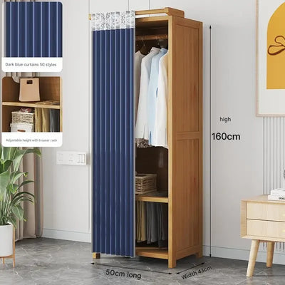 Space Saving Cheap Closet Modern Minimalist Nordic Display Lounge Open Wooden Wardrobe Storage Vestidores Trendy Furniture