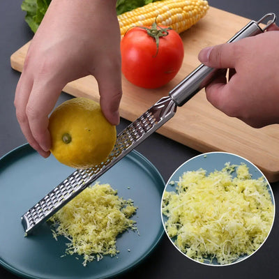 Small Blade Grater Stainless Steel Sharp- Kitchen Gadgets  20 X 2.5cm For Carrot Ginger Potato Lemon Cheese Spices 1pcs