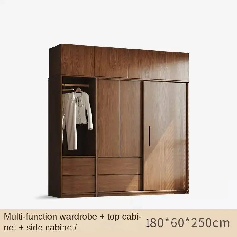 Aesthetic Wood Wardrobes Orgnizer Quiet Nordic Closet Organizer Wardrobes Bedroom Storage Clothes Guarda Roupas Furniture Home