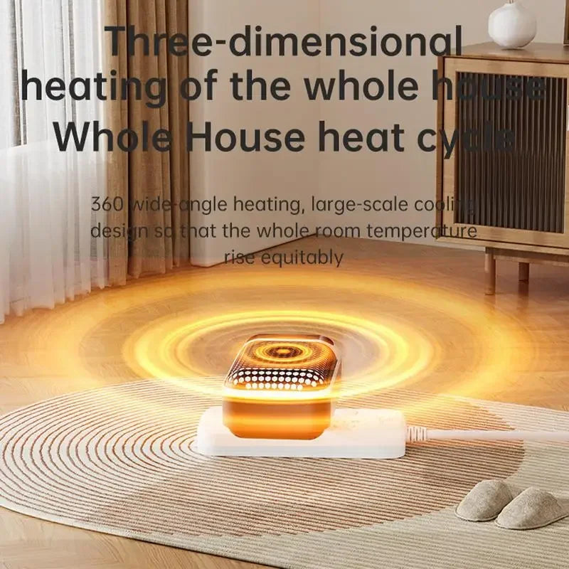 Xiaomi Wall Outlet Heater Plug-in Portable Household Electric Warmer Small Bathroom Heating Fans Home Heater with Remote Control