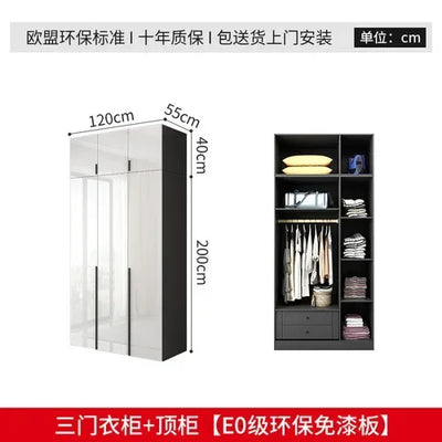 Full Size Luxury Wardrobe Storage Drawer Clothes Closet Systems Hotel Wardrobe