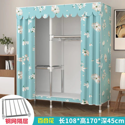 Kids Clothes Storage Organizer Wardrobe Modern Luxury Portable Cabinet Home Wordrobe Bedroom Closets Szafy Hotel Furniture