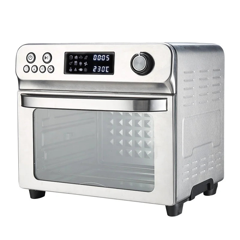 1700W Automatic Intelligent Multi Functional Mechanical Control Stainless Steel Electric Air Fryer Oven