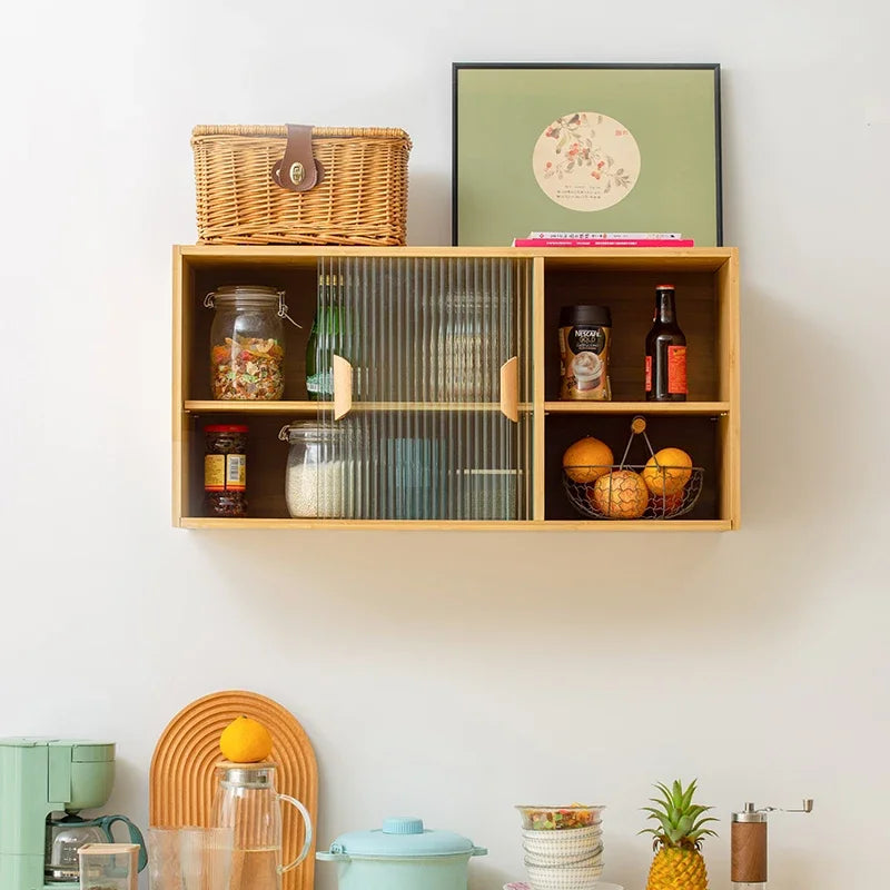 Wall-mounted Nordic style locker