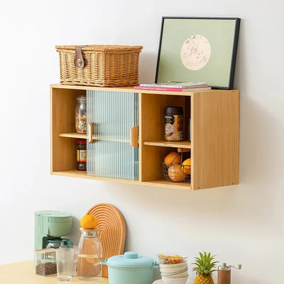 Wall-mounted Nordic style locker