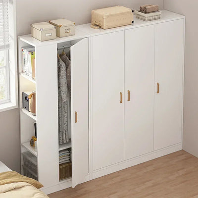 Wood Wardrobes Multifunction Storage Bedroom Designer Cupboard Clothes Drawer Vestidores Furniture