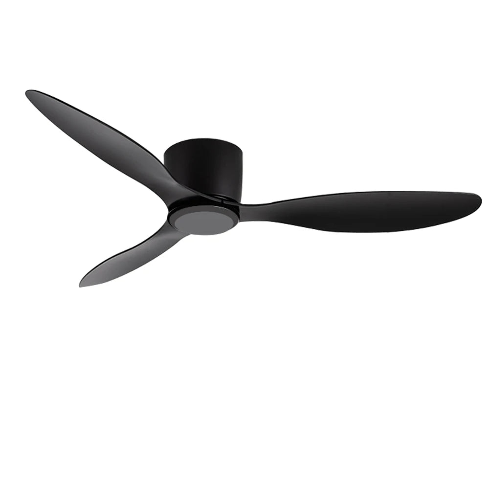 IRALAN  42 52 Inch Ceiling Fans No Light DC Motor Remote Control Cooling Fans Low Floor Ceiling Fan Silent large home fan