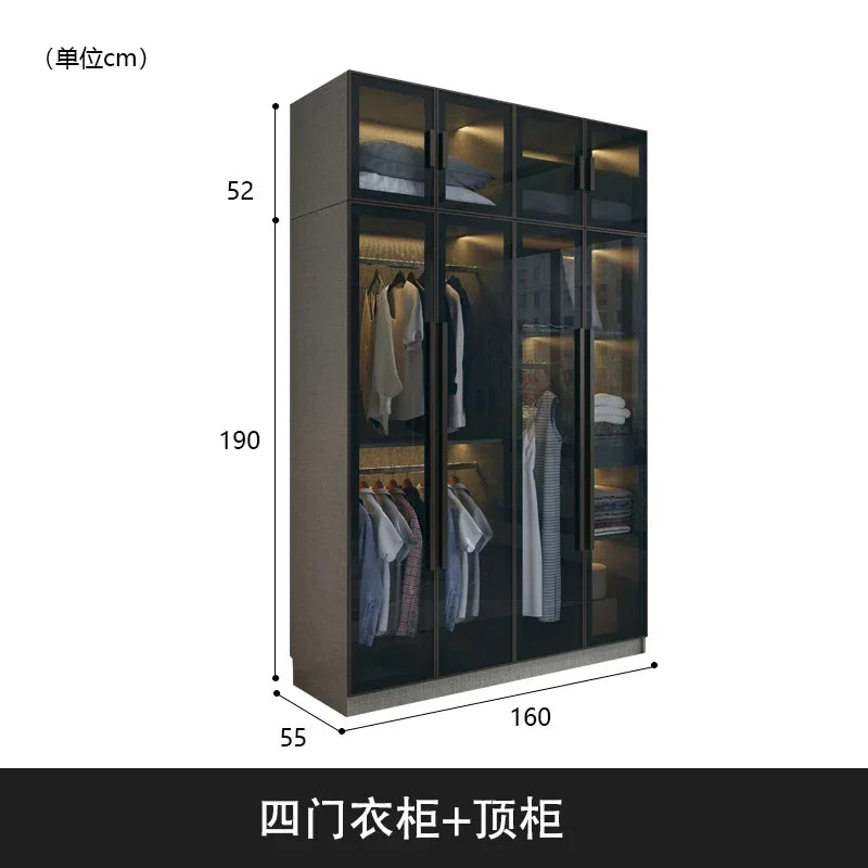 Modern Wardrobe Underwear Design Living Room Cafe Bar Corner Multifunctional Drawer Closet Salon Guardaropa Wooden Furniture