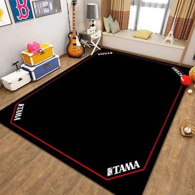 Electronic Drum Carpet Children's Carpet Living Room Coffee Table Mat Bedroom Carpet Shelf Drum Door Mat Home Non-slip Carpet