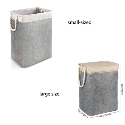 Large Capacity Foldable With Handles Home Living Room Bathroom Dirty Clothes Storage Basket Freestanding Laundry Hampe