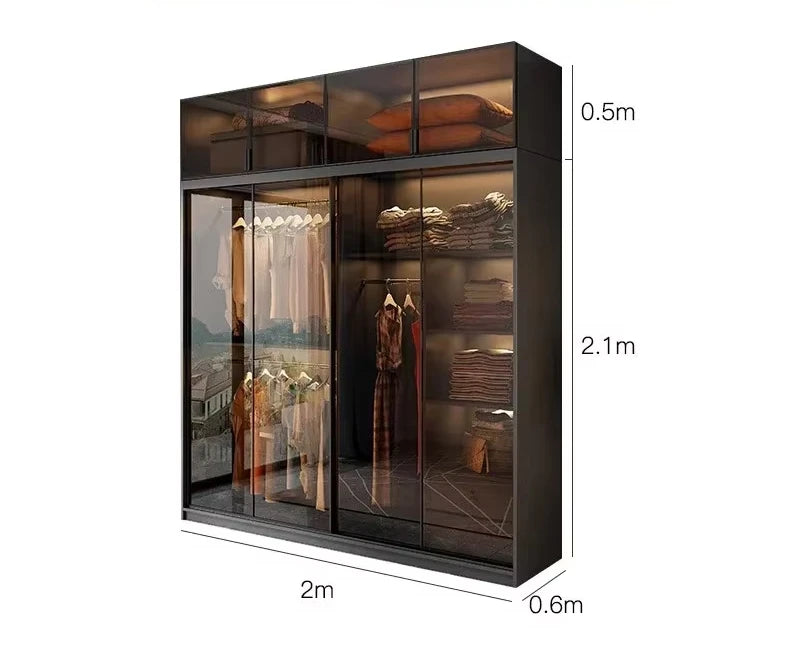 Minimalist Shelve Wardrobes Organizer Underwear Nordic Storage Open Closets Cabinet Modern Pedicure Guarda Roupa Home Furniture