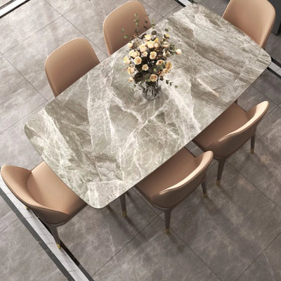 Italian Design Dining Table Light Luxury Modern Kitchen Dining Table Restaurant Center Mesas De Comedor Home Furniture