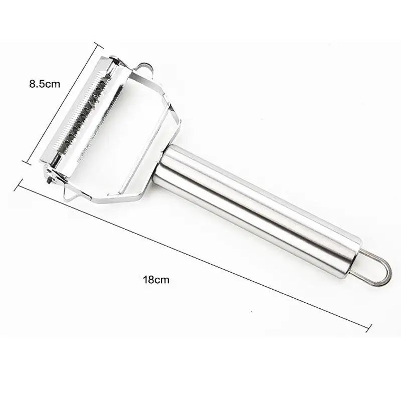 Multi Function Kitchen Gadgets, Vegetable Tools, 304 Stainless Steel, Potato Radish Cutter, Scraping Peeler